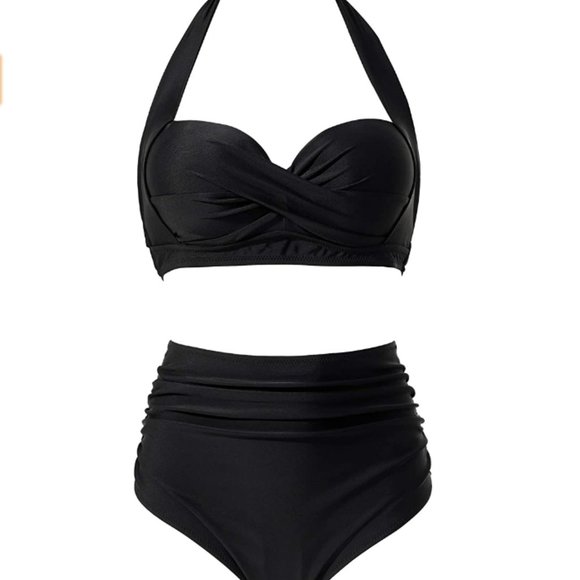 Tempting High Waist Two Piece Swimsuit - Picture 2 of 7